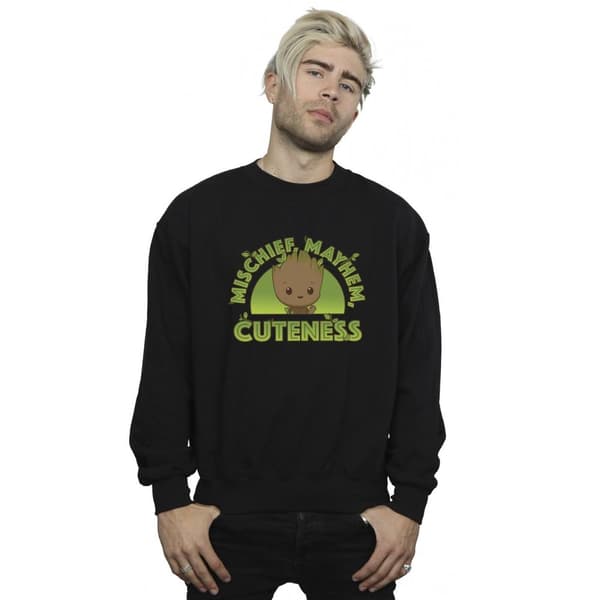 Marvel Mens I Am Groot Mischief Mayhem Sweatshirt