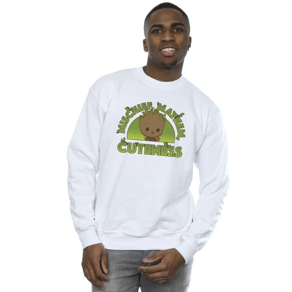 Marvel Mens I Am Groot Mischief Mayhem Sweatshirt