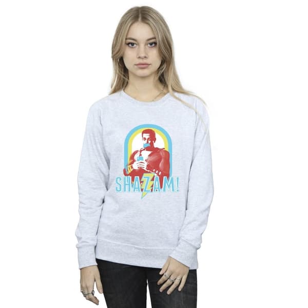DC Comics Dam/Tjej Shazam Buble Gum Frame Sweatshirt