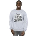 Miniatyrbilde 2 av 3: Tom And Jerry Mens Greyscale Square Sweatshirt