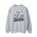 Miniatyrbilde 1 av 3: Tom And Jerry Mens Greyscale Square Sweatshirt