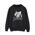 Miniatyrbilde 1 av 3: Tom And Jerry Mens Greyscale Square Sweatshirt