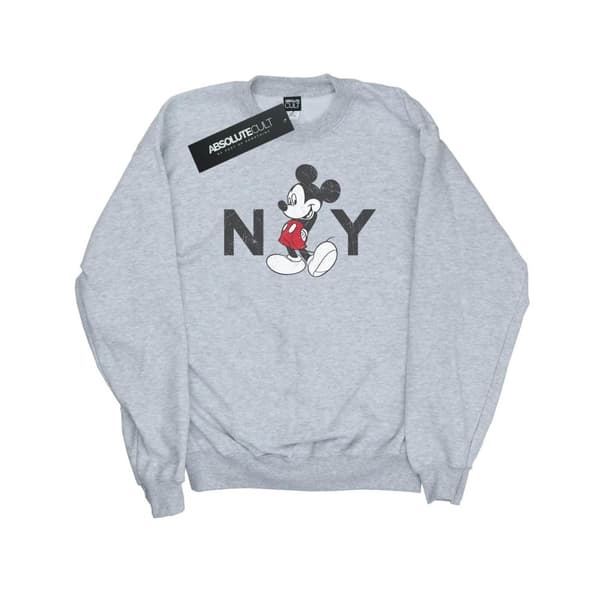 Disney Womens/Ladies Mickey Mouse NY Sweatshirt