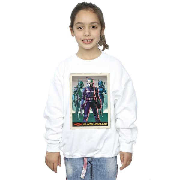 Star Wars Girls The Mandalorian Bo-Katan Koska and Axe Sweatshirt