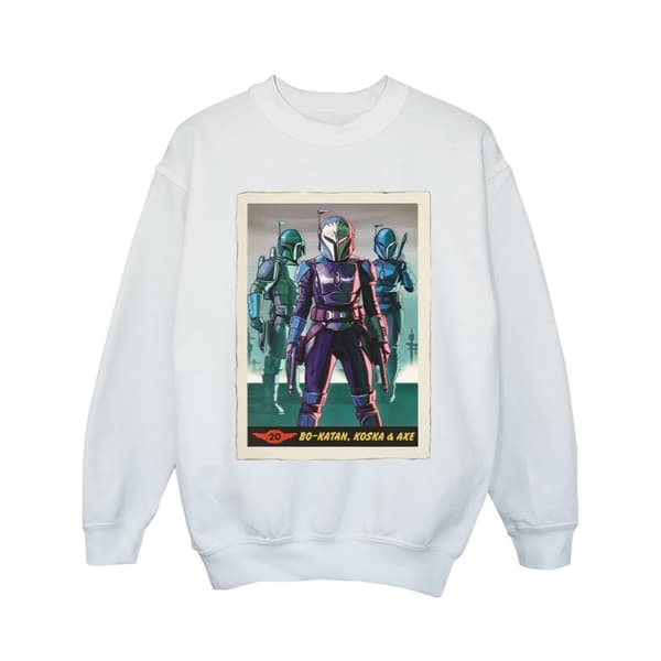 Star Wars Girls The Mandalorian Bo-Katan Koska and Axe Sweatshirt