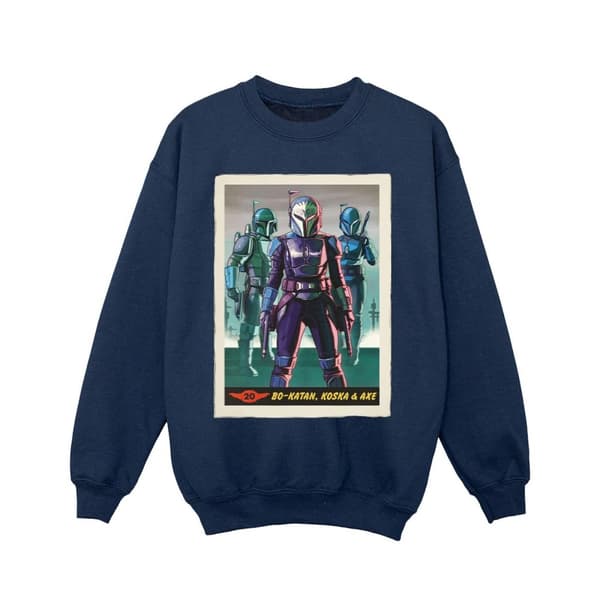 Star Wars Girls The Mandalorian Bo-Katan Koska and Axe Sweatshirt
