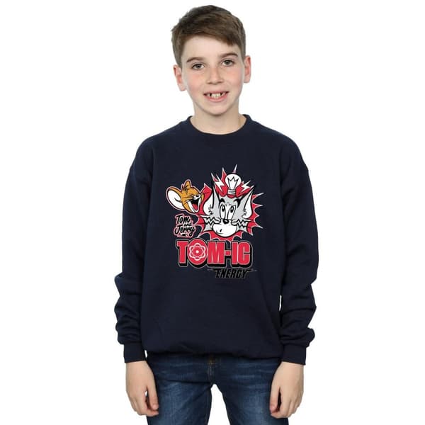 Tom And Jerry Boys Tomic Energy Sweatshirt