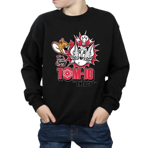 Tom And Jerry Boys Tomic Energy Sweatshirt