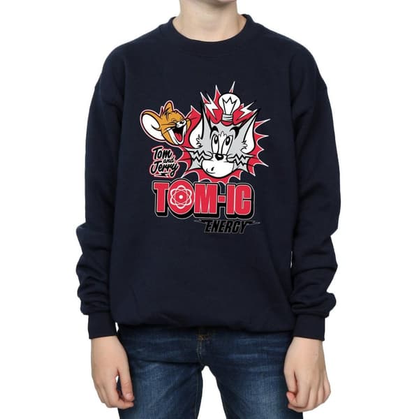 Tom And Jerry Boys Tomic Energy Sweatshirt