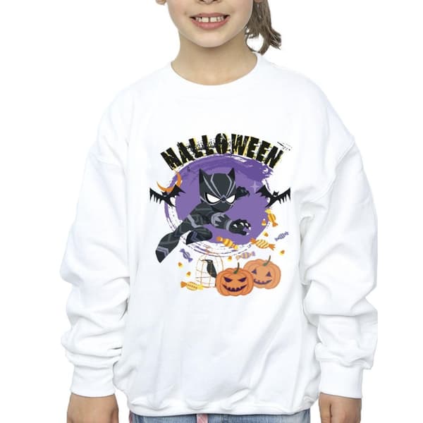 Marvel Girls Black Panther Halloween Sweatshirt