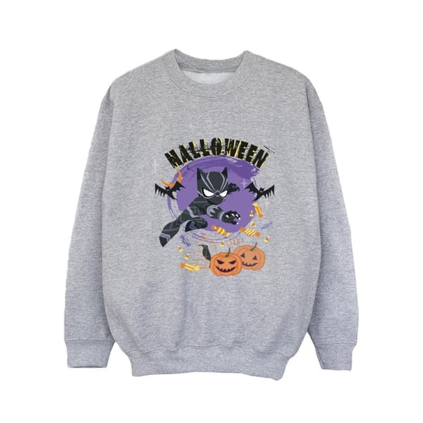 Marvel Girls Black Panther Halloween Sweatshirt