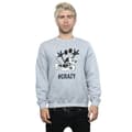Miniatyrbild 2 av 3: Disney Mens Musse Pigg #Crazy Sweatshirt