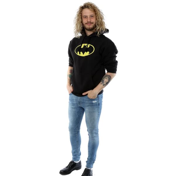 DC Comics Mens Batman Logo Hoodie