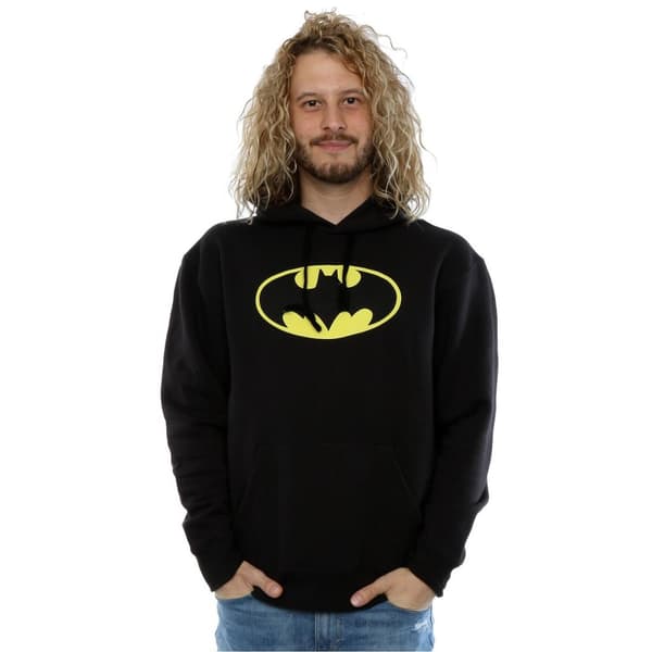 DC Comics Mens Batman Logo Hoodie
