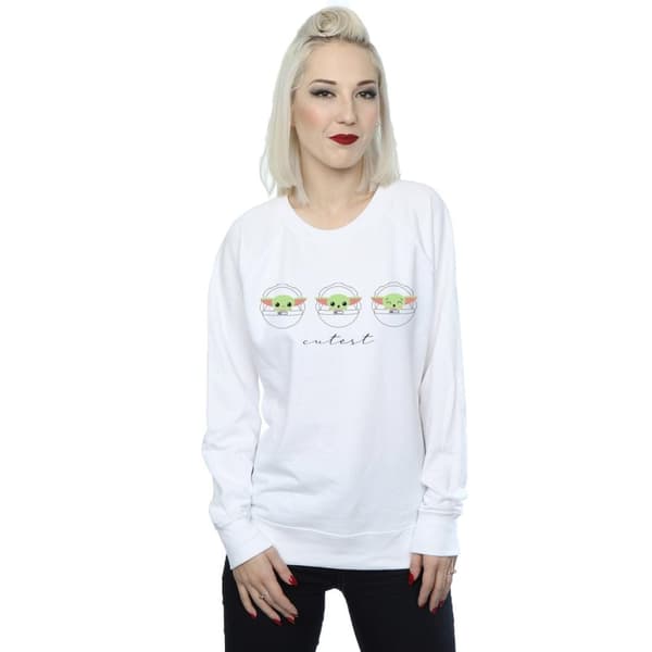 Star Wars Dam/Tjej The Mandalorian The Cutest Sweatshirt
