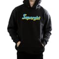 Miniatyrbilde 3 av 5: DC Comics Mens Supergirl Text Logo Hoodie
