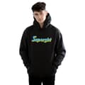Miniatyrbilde 2 av 5: DC Comics Mens Supergirl Text Logo Hoodie
