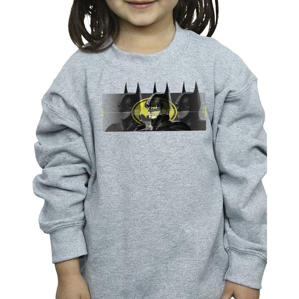 DC Comics The Flash Batman Portraits-tröja för flickor