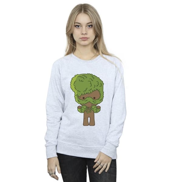 Marvel Womens/Ladies I Am Groot Chibi Flex Sweatshirt