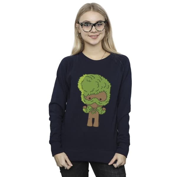 Marvel Womens/Ladies I Am Groot Chibi Flex Sweatshirt
