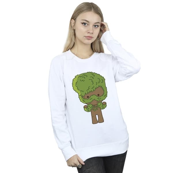 Marvel Womens/Ladies I Am Groot Chibi Flex Sweatshirt