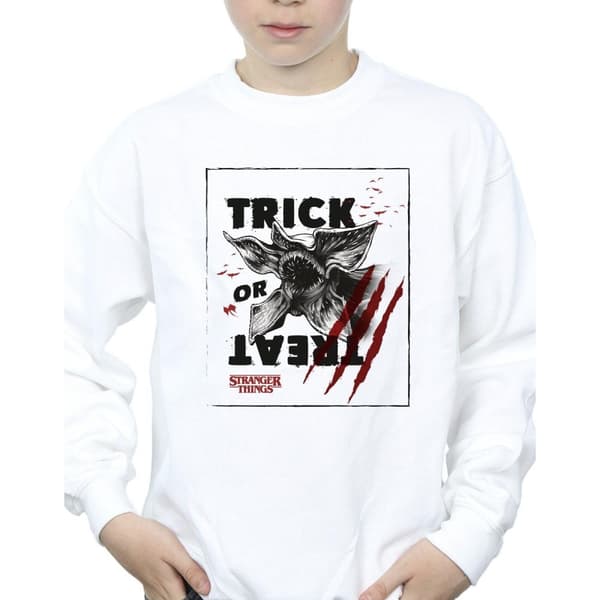 Netflix Pojkar Stranger Things Trick Or Treat Slash Sweatshirt