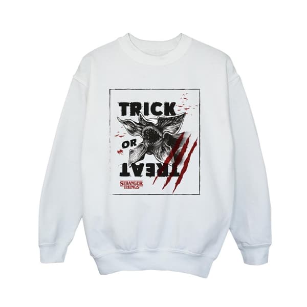 Netflix Pojkar Stranger Things Trick Or Treat Slash Sweatshirt