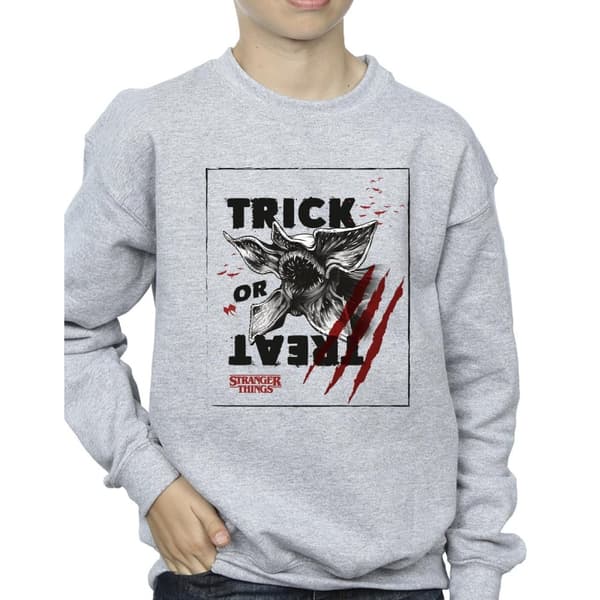 Netflix Pojkar Stranger Things Trick Or Treat Slash Sweatshirt