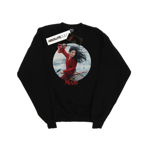 Disney Mens Mulan Movie Sword Poster Sweatshirt Black 5XL