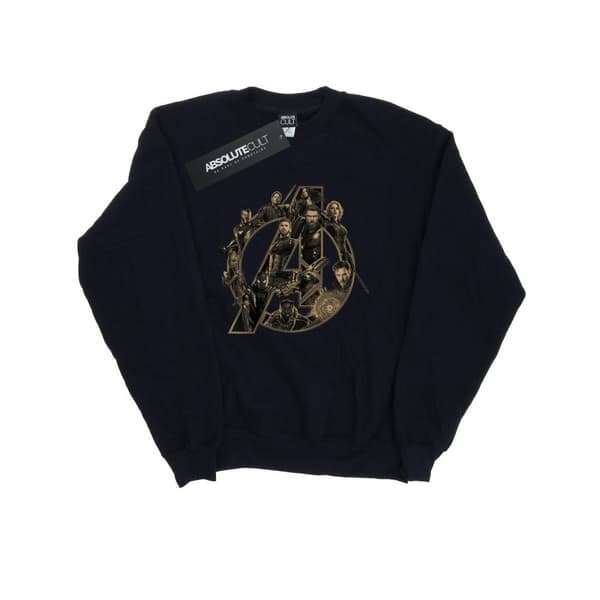 Marvel Dam/Tjej Avengers Infinity War Marvel Logo Sweatshirt