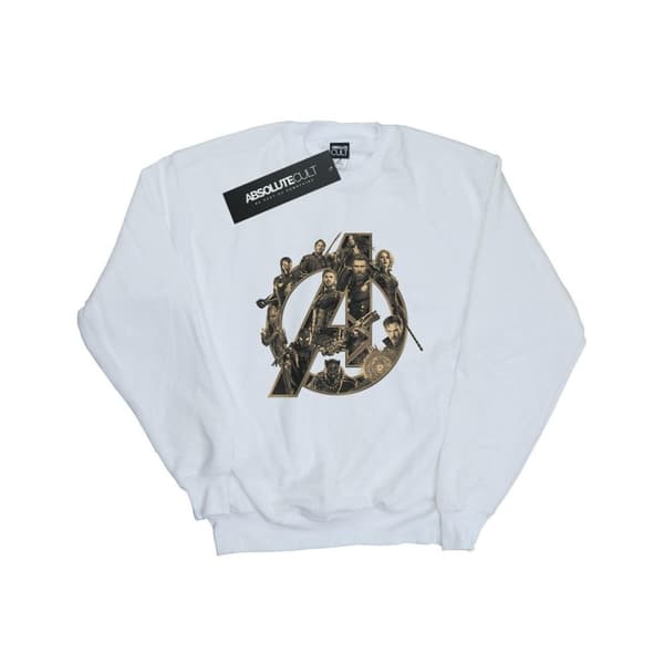Marvel Dam/Tjej Avengers Infinity War Marvel Logo Sweatshirt