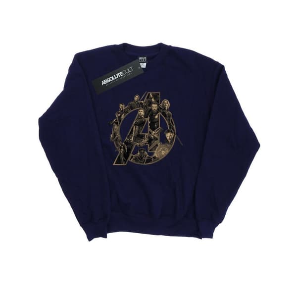 Marvel Dam/Tjej Avengers Infinity War Marvel Logo Sweatshirt