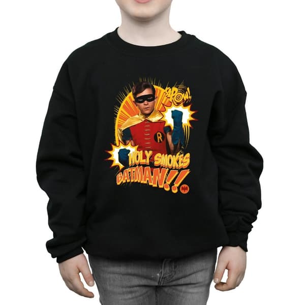 DC Comics Pojkar Batman TV Series Holy Smokes Sweatshirt