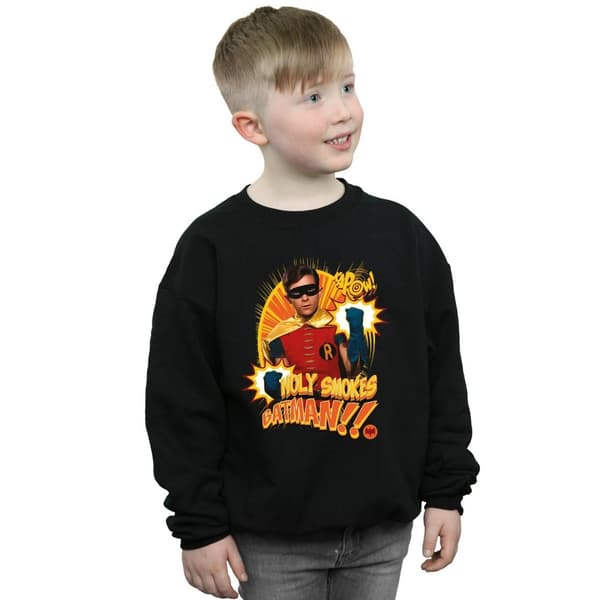 DC Comics Pojkar Batman TV Series Holy Smokes Sweatshirt
