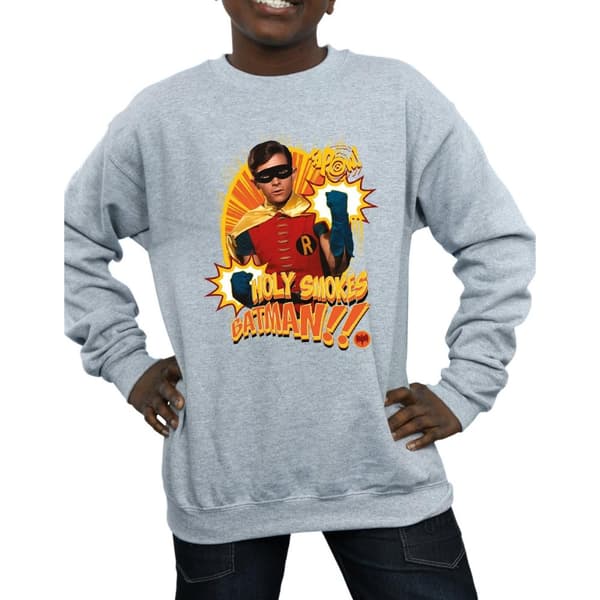 DC Comics Pojkar Batman TV Series Holy Smokes Sweatshirt