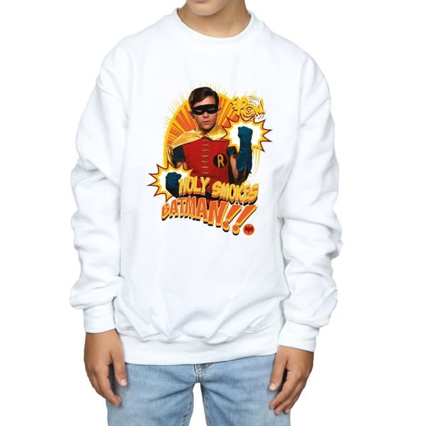 DC Comics Pojkar Batman TV Series Holy Smokes Sweatshirt