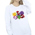 Miniatyrbillede 4 af 4: Marvel Womens/Ladies Spidey And His Amazing Friends Faces Sweatshirt