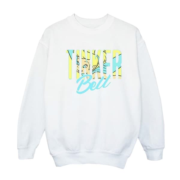 Disney Dam/kvinnor Tinker Bell Wording Infill Sweatshirt