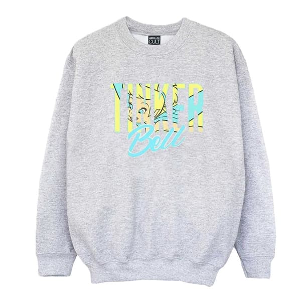 Disney Dam/kvinnor Tinker Bell Wording Infill Sweatshirt