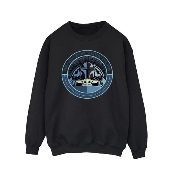 Star Wars Mens The Mandalorian Grogu Ready For Adventure Sweatshirt