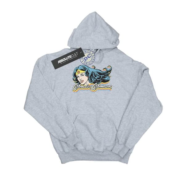 DC Comics Womens/Ladies Wonder Woman Smile Hoodie