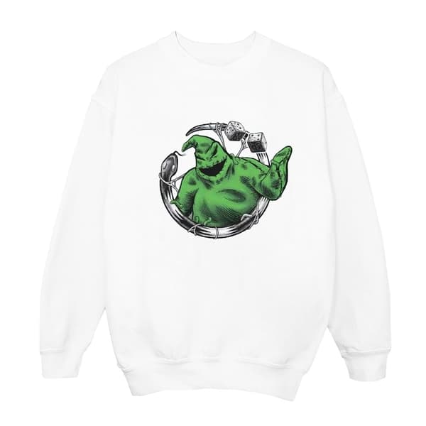 Disney Mens Nightmare Before Christmas Roll The Dice Sweatshirt
