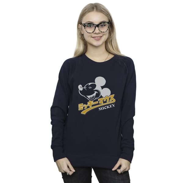 Disney Japansk sweatshirt med Musse Pigg för damer/damer