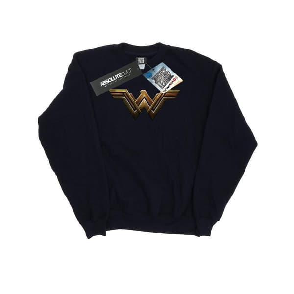 DC Comics Womens/Ladies Justice League Movie Wonder Woman Emblem Sweatshirt