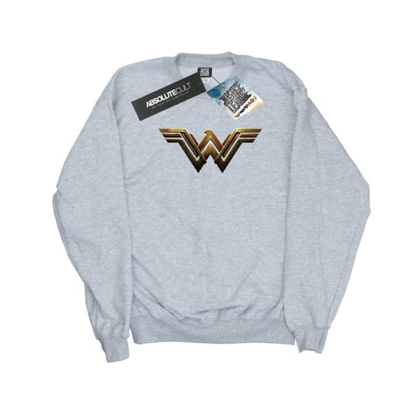 DC Comics Womens/Ladies Justice League Movie Wonder Woman Emblem Sweatshirt