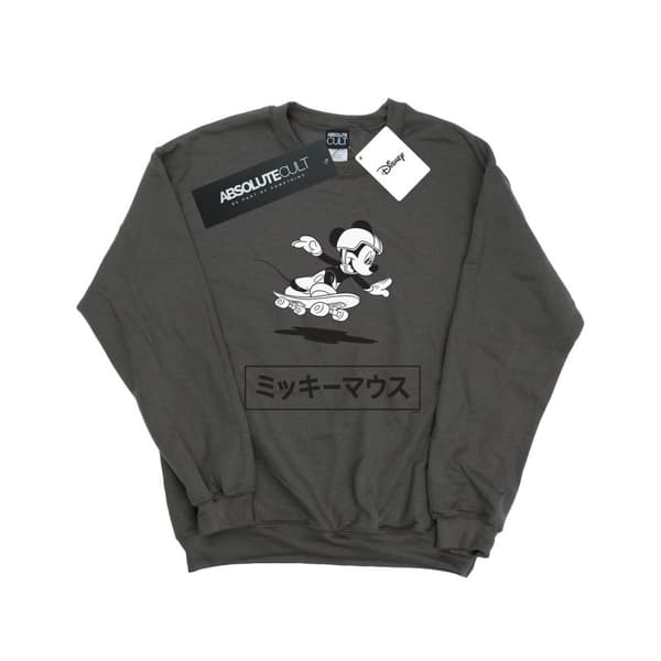 Disney Mens Mickey Mouse Skating Sweatshirt