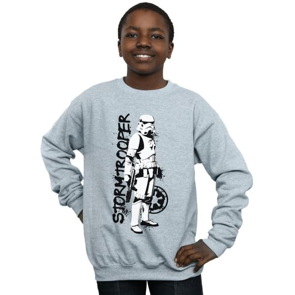 Star Wars Pojkar The Mandalorian Splat Stormtrooper Sweatshirt