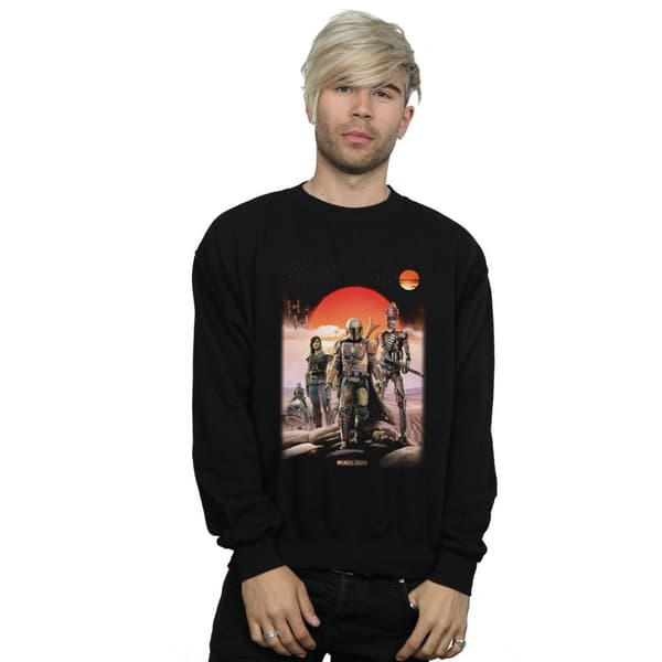 Star Wars Mens The Mandalorian Warriors Sweatshirt