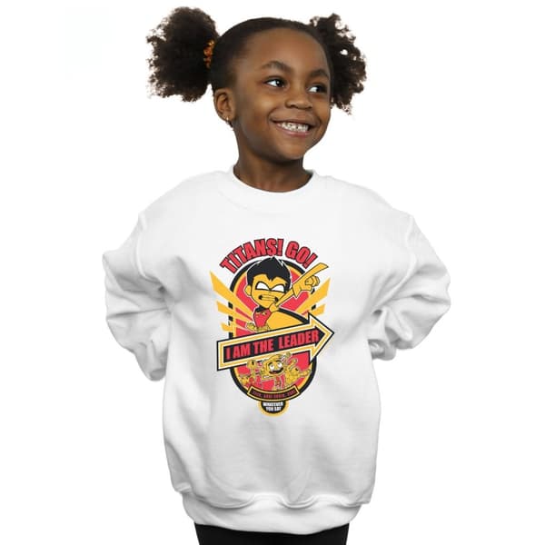 DC Comics Girls Teen Titans Go I Am The Leader Sweatshirt
