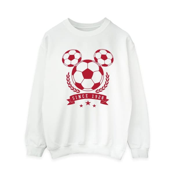 Disney Womens/Ladies Mickey Football Head Sweatshirt